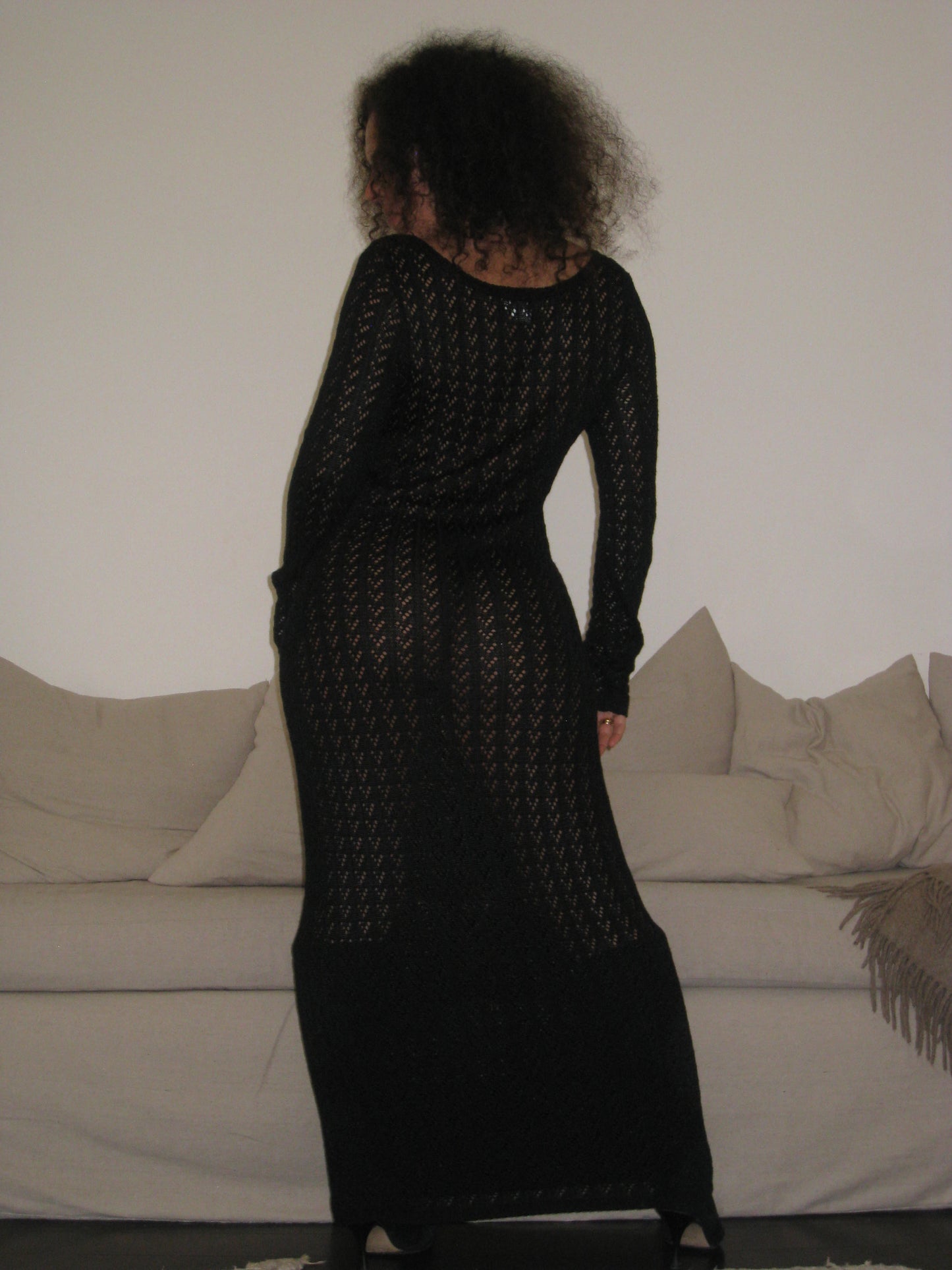 Knit Long Sleeve Maxi Dress