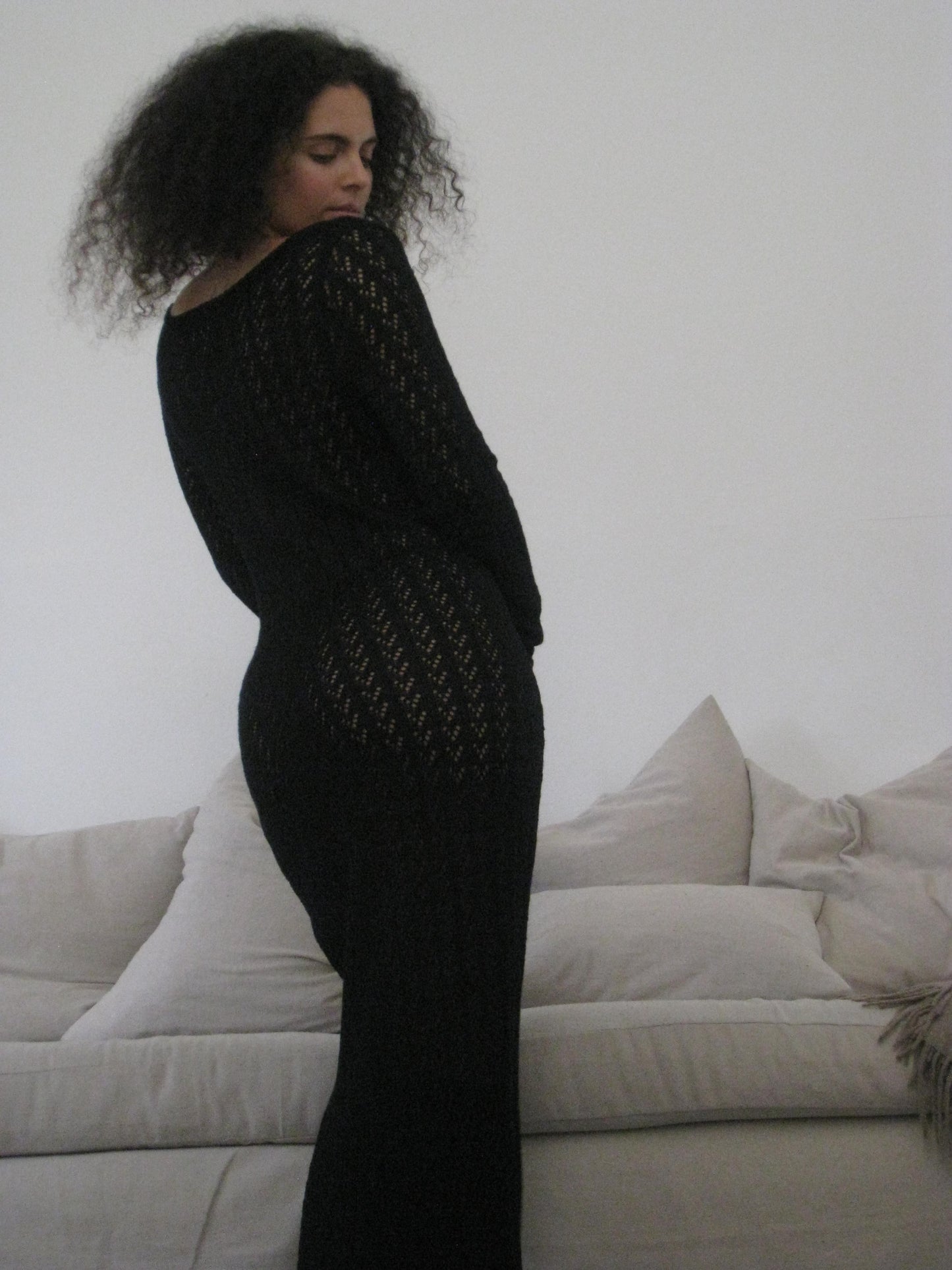 Knit Long Sleeve Maxi Dress