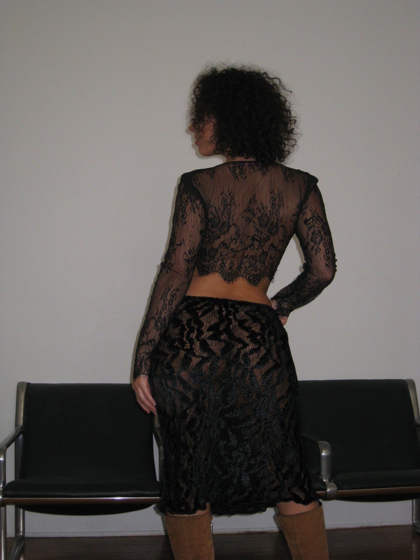 Custom Slf Luv Lace Skirt Set