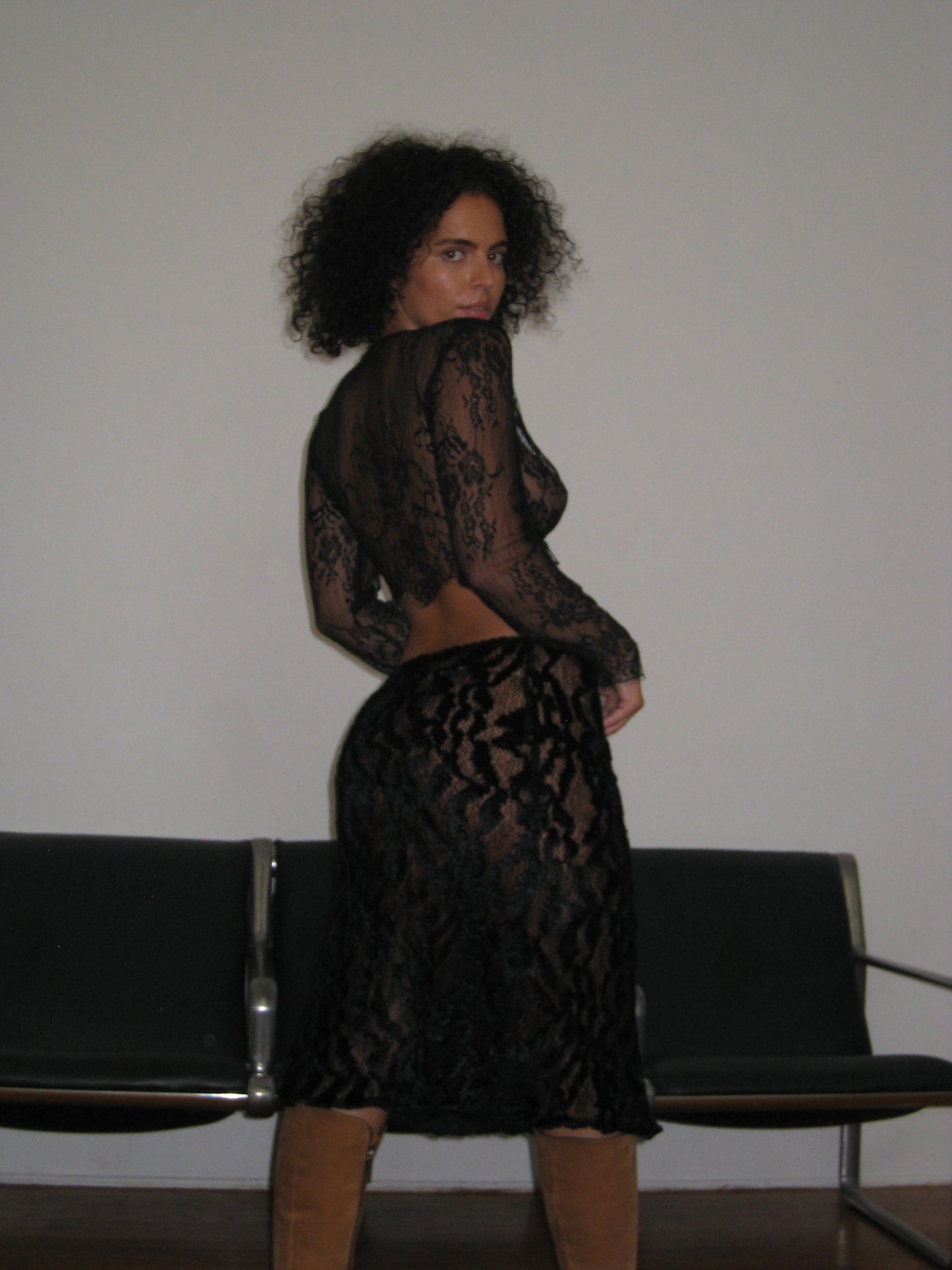 Custom Slf Luv Lace Skirt Set