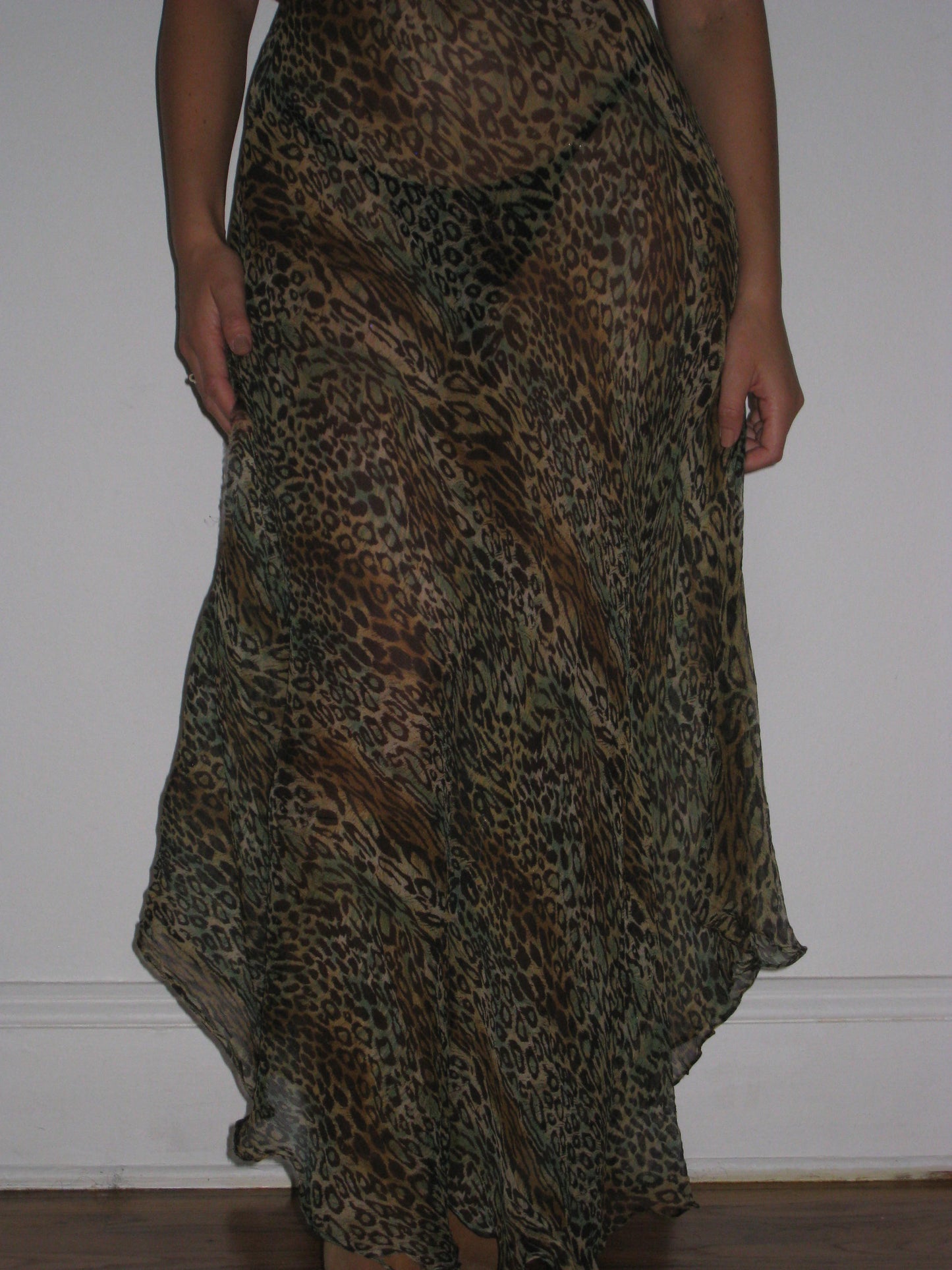 Leopard Halter Dress